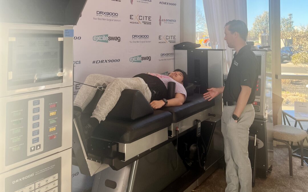 Excite Medical Presents the DRX9000 Spinal Decompression Machine at Ohio Physical Therapy Show
